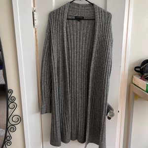Banana Republic Cárdigan Long Grey Sweater